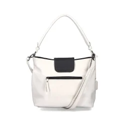 Rieker | Handbag Cream Beige Metallic