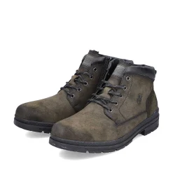 Rieker Men'S Corded Boots, Khaki Green