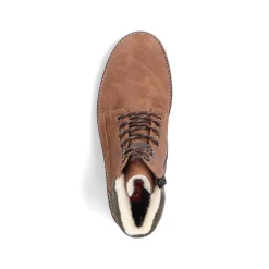 Rieker Men'S Corded Boots Light Brown