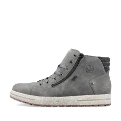 Rieker Men'S Corded Boots Moon Grey