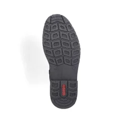 Rieker Men'S Corded Boots Deep Black