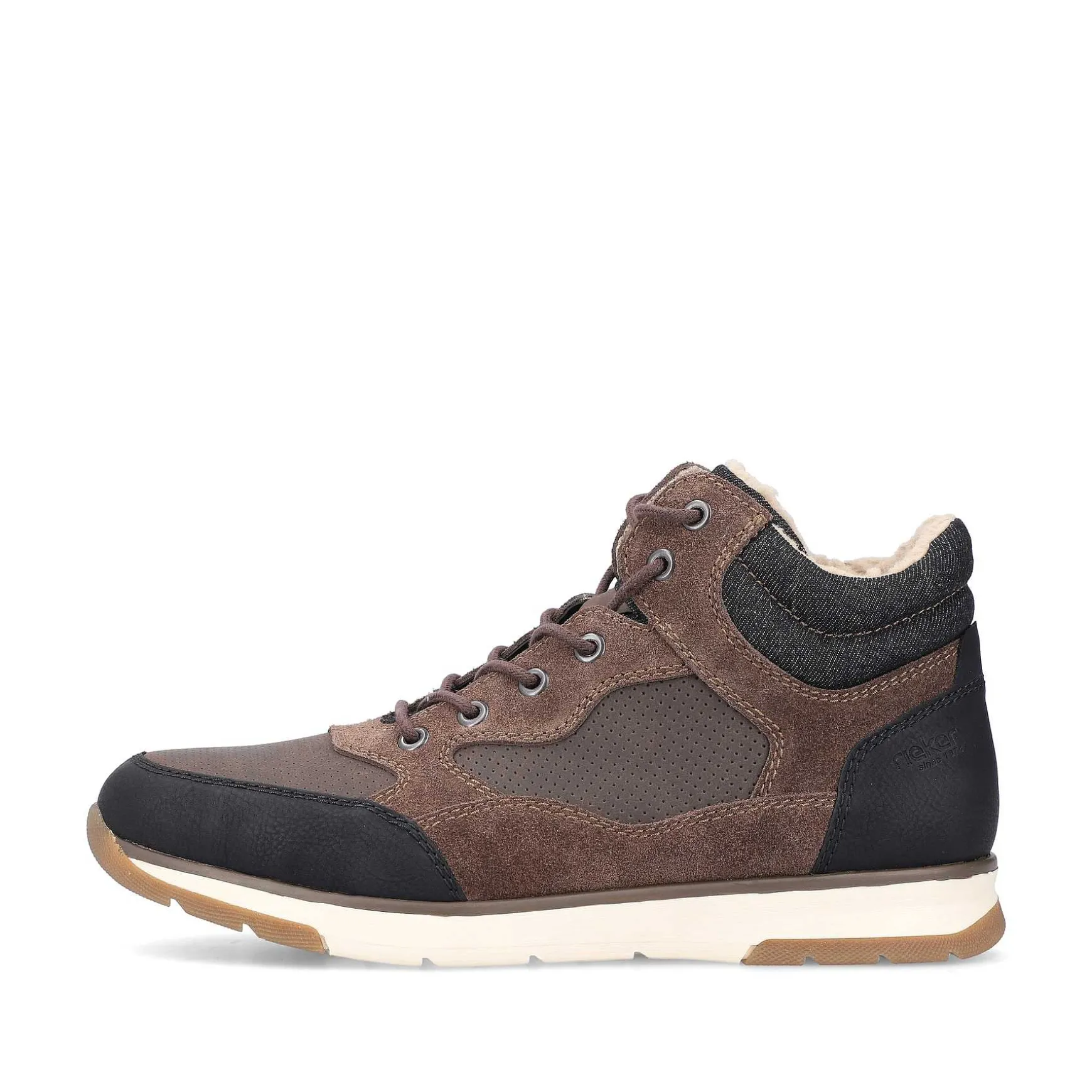 Rieker Men'S Corded Boots, Nut Brown