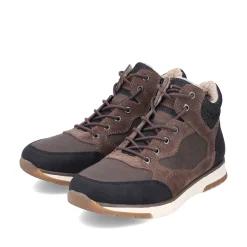 Rieker Men'S Corded Boots, Nut Brown