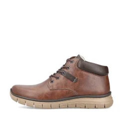 Rieker Men'S Corded Boots, Nut Brown