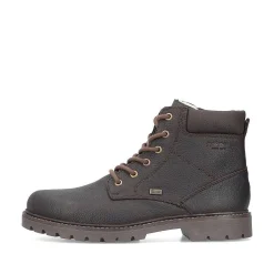 Rieker Men'S Corded Boots Dark Brown