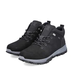 Rieker Men'S Corded Boots Asphalt Black