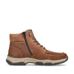 Rieker Men'S Corded Boots Cinnamon Brown