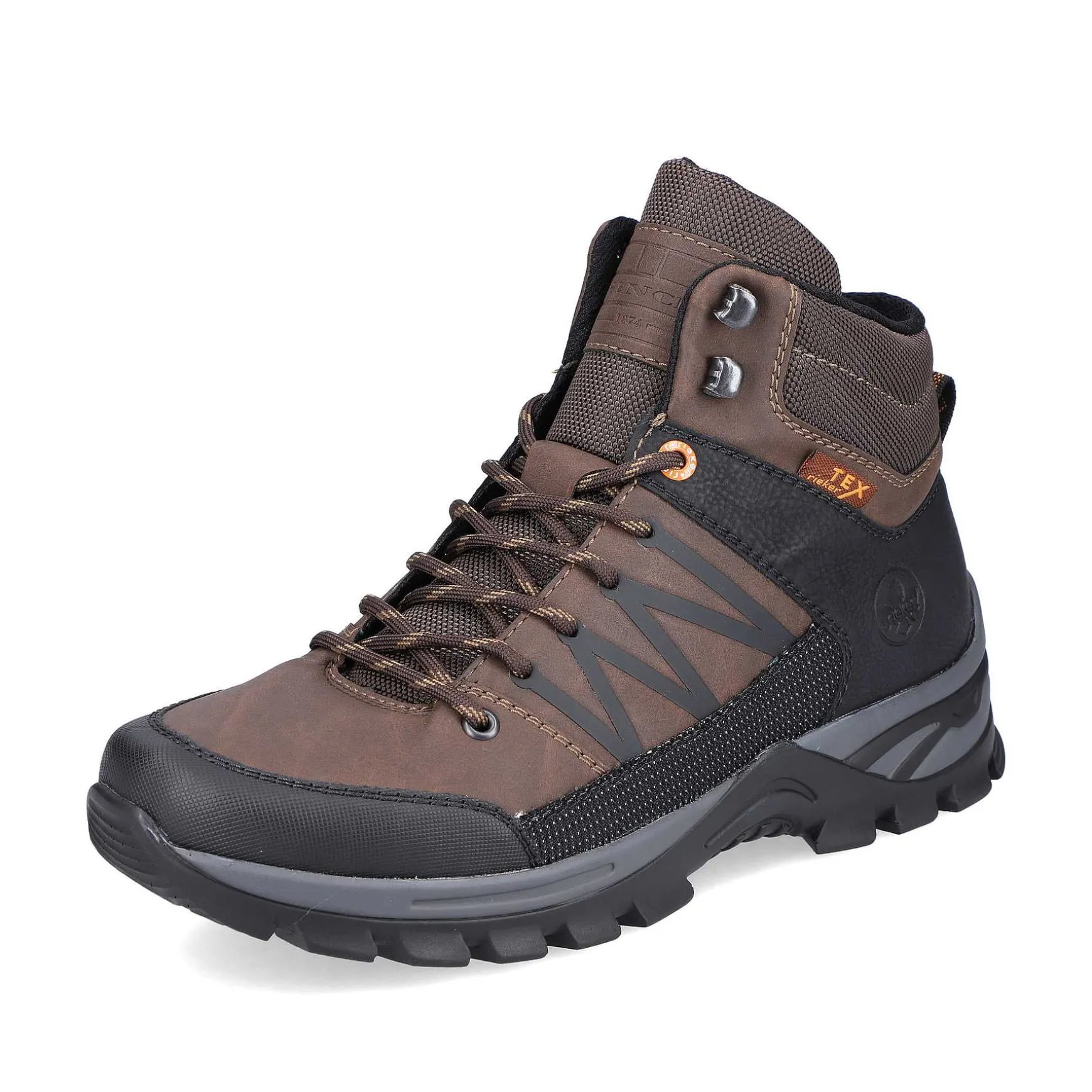Rieker Men'S Corded Boots, Nut Brown