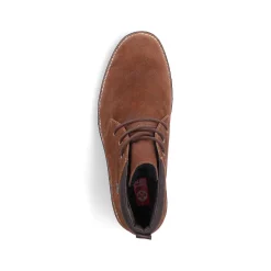 Rieker Men'S Corded Boots Cinnamon Brown