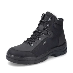 Rieker Men'S Corded Boots Asphalt Black