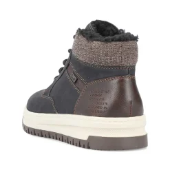 Rieker Men'S Corded Boots Asphalt Black