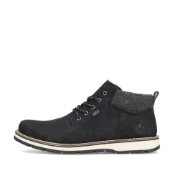 Rieker Men'S Corded Boots Urban Black