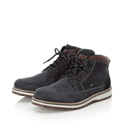 Rieker Men'S Laced Boots Pacific Blue