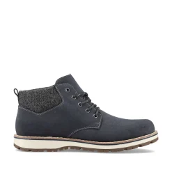 Rieker Men'S Laced Boots Pacific Blue