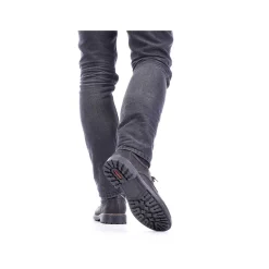 Rieker Men'S Lace-Up Shoes Jet Black