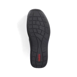 Rieker Men'S Lace-Up Shoes Asphalt Black