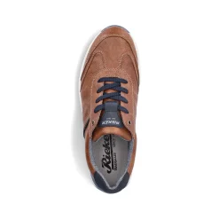 Rieker Men'S Lace-Up Shoes Chestnut Brown