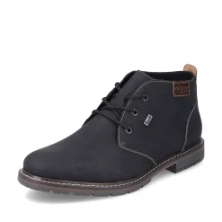 Rieker Men'S Lace-Up Shoes Asphalt Black