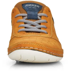 Rieker Men'S Lace-Up Shoes Golden Yellow-Royal Blue