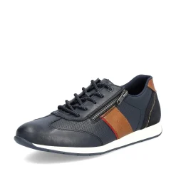 Rieker Men'S Lace-Up Shoes Ocean Blue