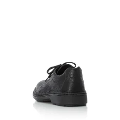 Rieker Men'S Lace-Up Shoes Jet Black