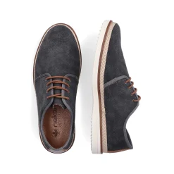 Rieker Men'S Lace-Up Shoes Dark Grey