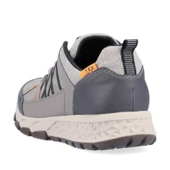 Rieker Men'S Lace-Up Shoes Moon Grey