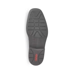 Rieker Men'S Lace-Up Shoes Glossy Black