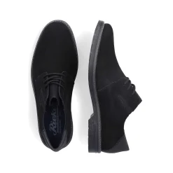 Rieker Men'S Lace-Up Shoes Jet Black