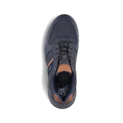 Rieker Men'S Lace-Up Shoes Blue-Brown