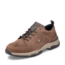 Rieker Men'S Lace-Up Shoes Cinnamon Brown