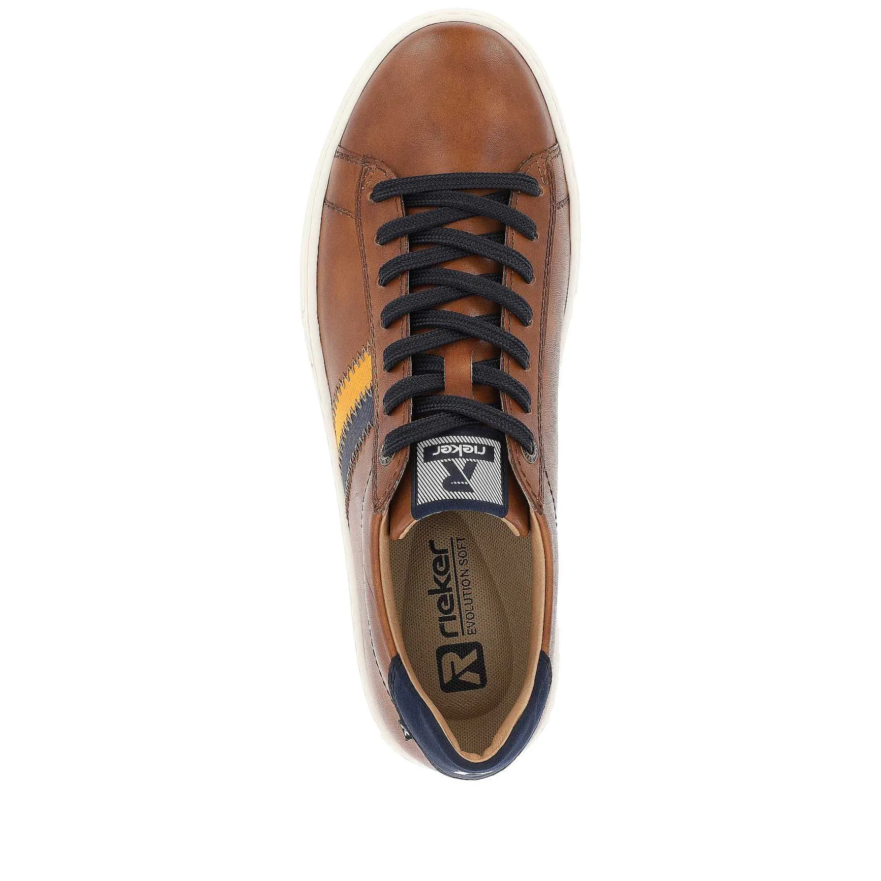 Rieker Men'S Low Nut Brown Sneakers