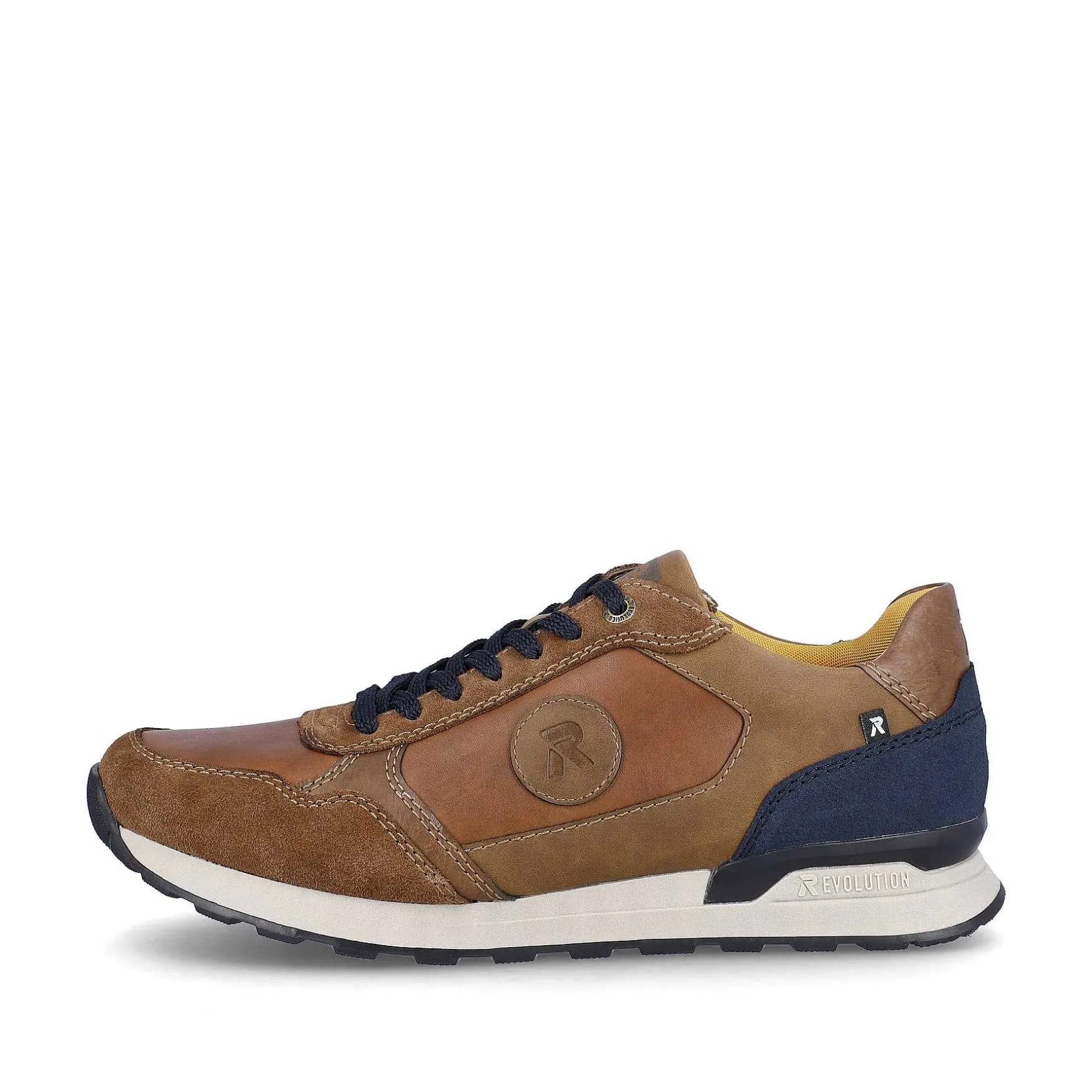 Rieker Men'S Low Nut Brown Sneakers