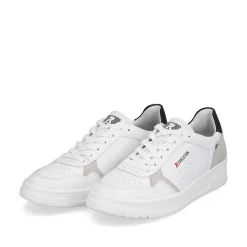 Rieker Men'S Low Sneaker Brilliant-White Graphite-Grey