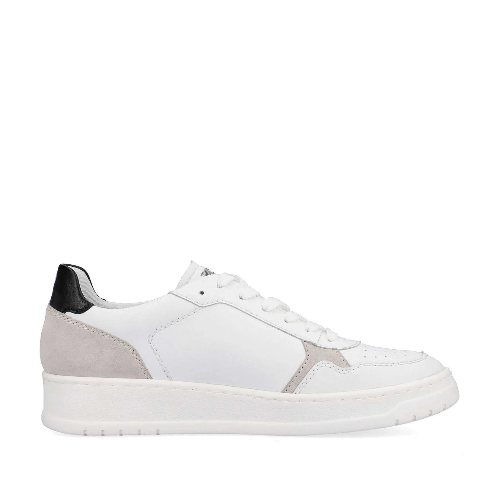 Rieker Men'S Low Sneaker Brilliant-White Graphite-Grey