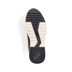 Rieker Men'S Low Sneaker Black-Beige-Green