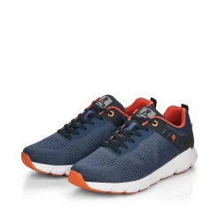 Rieker Men'S Low Sneaker Navy Blue