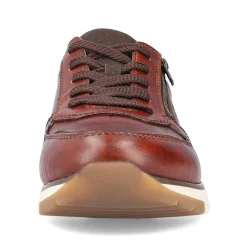 Rieker Men'S Low Sneaker Red Brown