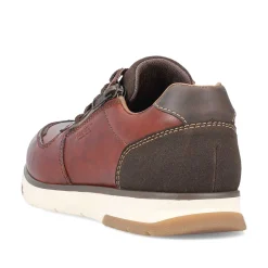 Rieker Men'S Low Sneaker Red Brown