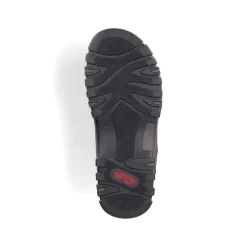 Rieker Men'S Mules Black Gray