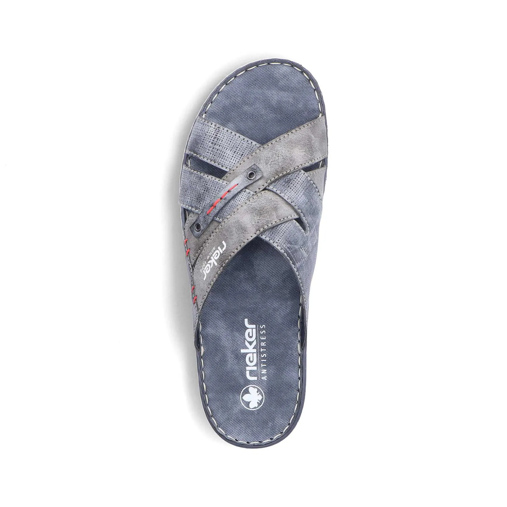 Rieker Men'S Mules Blue Gray