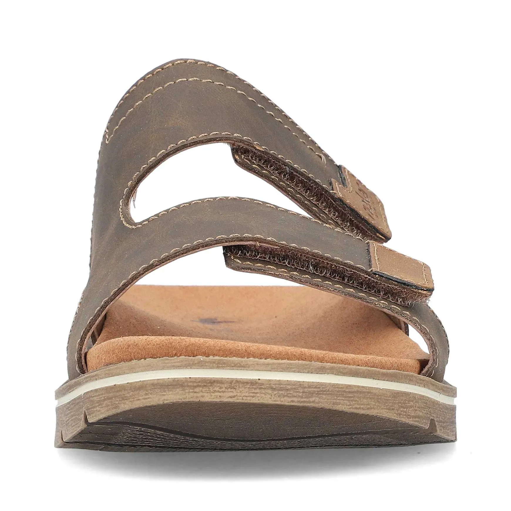 Rieker Men'S Mules Brown Gray