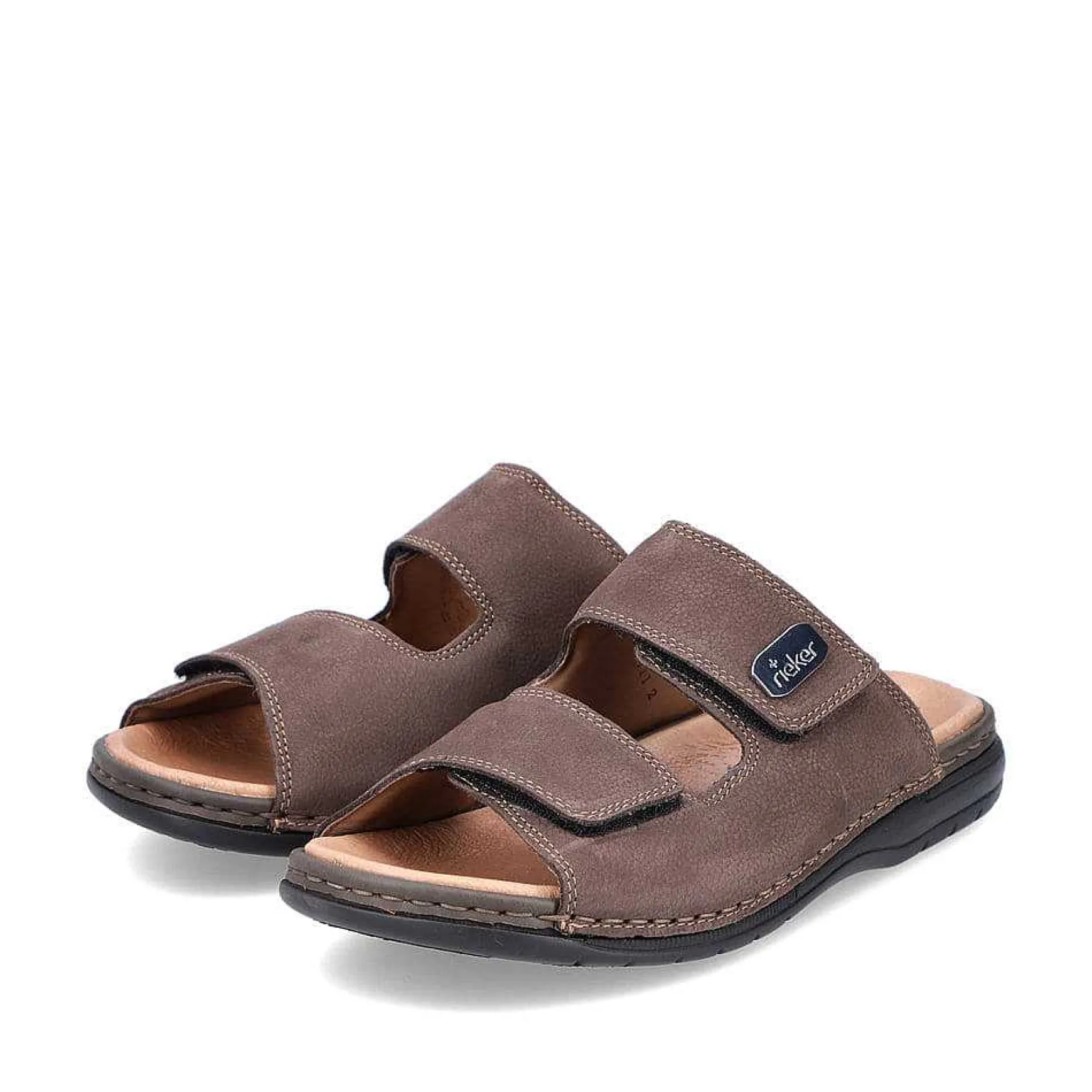 Rieker Men'S Mules Coffee Brown