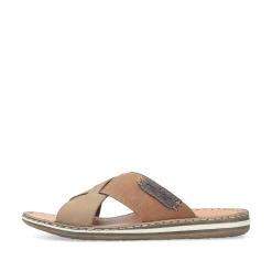 Rieker Men'S Mules Light Brown