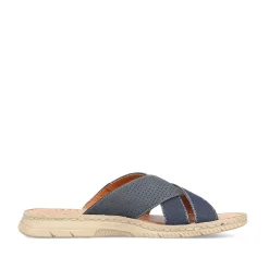 Rieker Men'S Mules Navy Blue