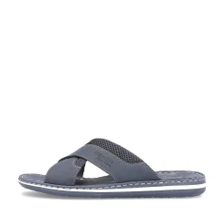 Rieker Men'S Mules Navy Blue