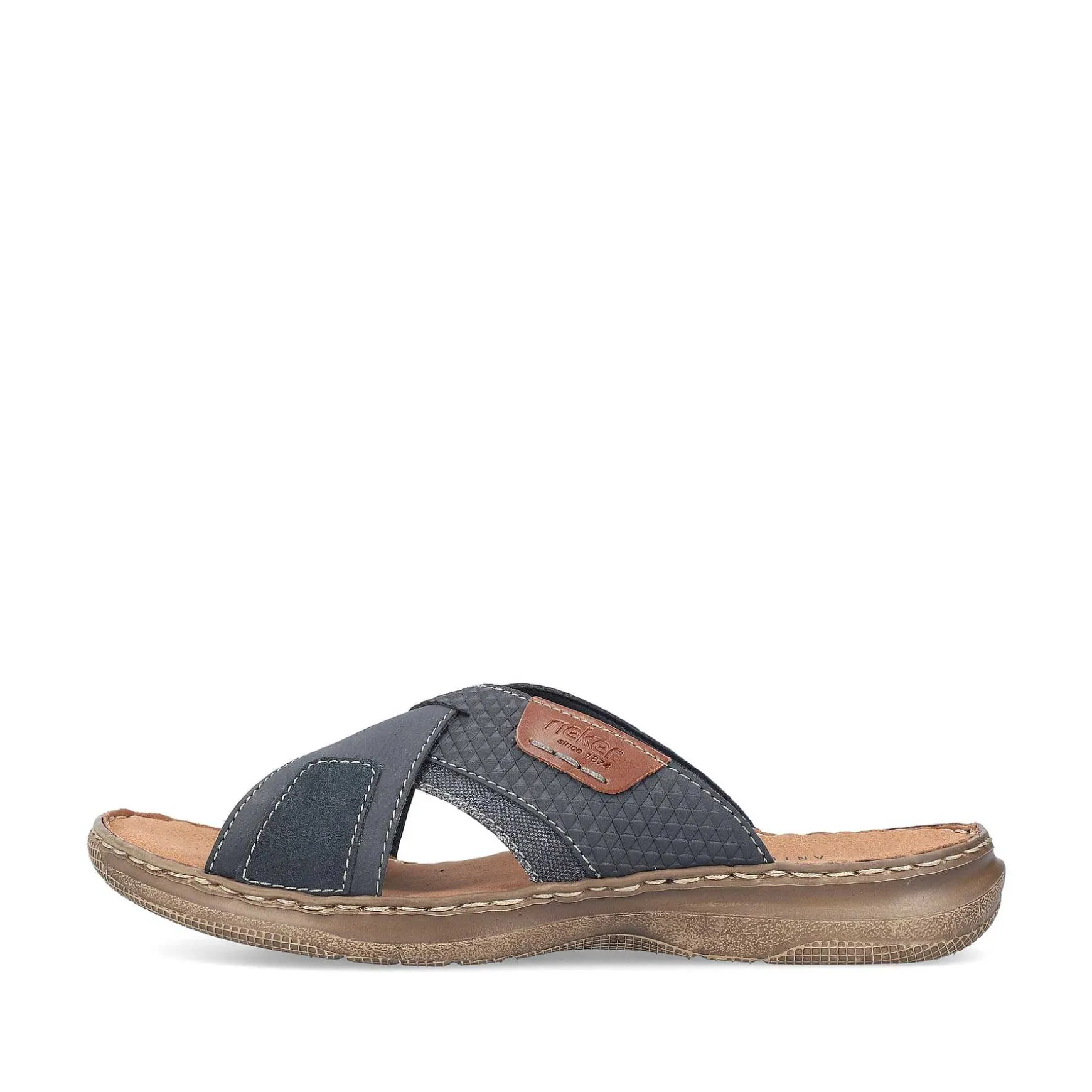 Rieker Men'S Mules Slate Blue