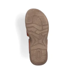 Rieker Men'S Sandals Nut Brown