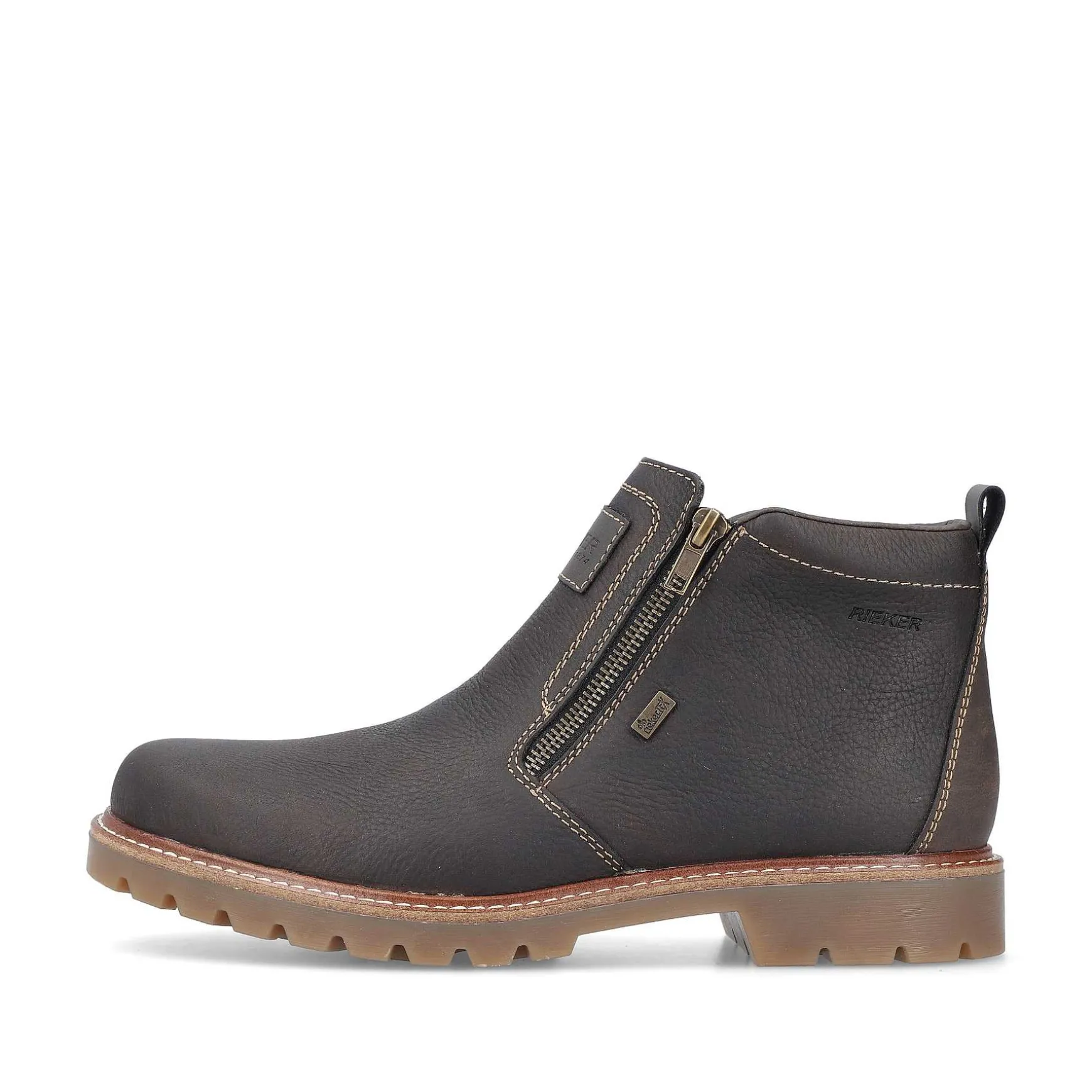 Rieker Men'S Short Boots Black Brown