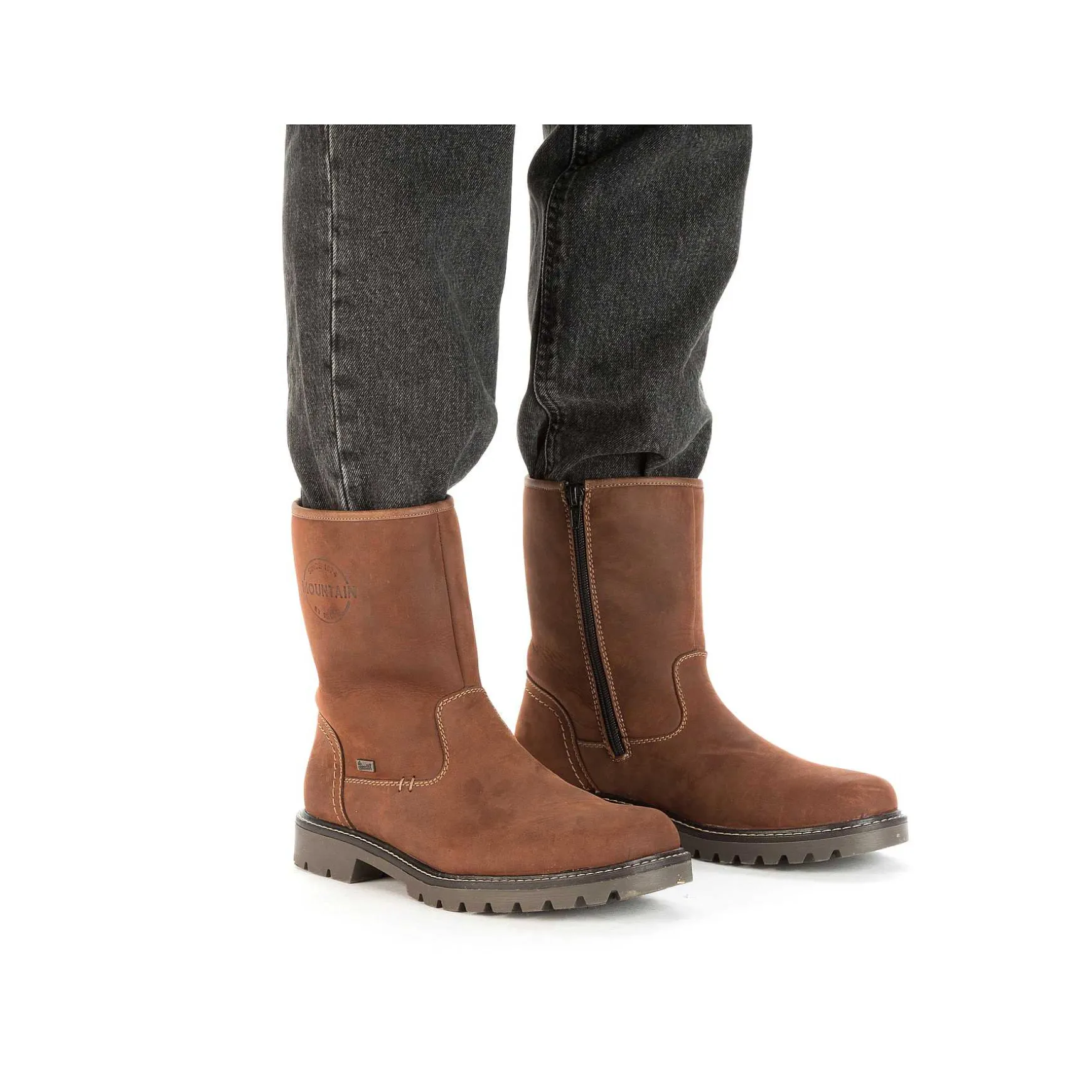 Rieker Men'S Short Boots Copper Brown